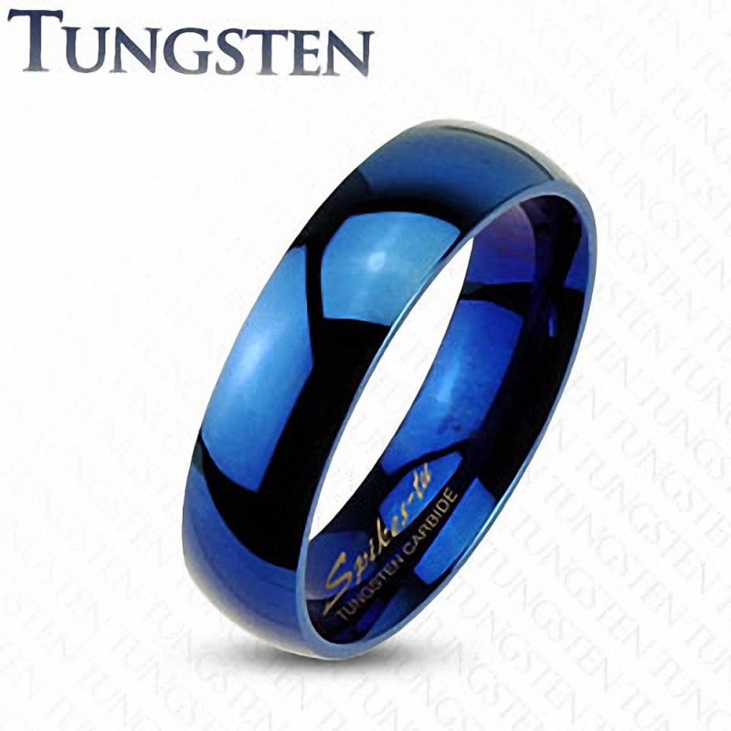 Bague En Tungstène Pour Homme Et Femme - Largeur 6 Mm, Design Simple Et Brillant, Idéale Pour Couple, Mariage Ou Cadeau