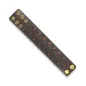 Bracelet homme en cuir marron à double couture Bracelet homme en cuir marron à double couture