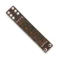 Bracelet homme en cuir marron à damier tissé Bracelet homme en cuir marron à damier tissé