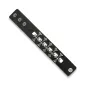 Bracelet homme en cuir noir avec cinq croix celtiques Bracelet homme en cuir noir avec cinq croix celtiques
