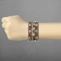 Bracelet homme en cuir marron avec cinq croix celtiques Bracelet homme en cuir marron avec cinq croix celtiques
