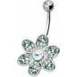 Piercing nombril Crystal Evolution Swarovski Fleur