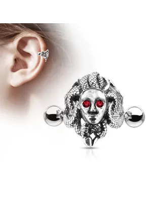 Piercing oreille hélix manchette Méduse