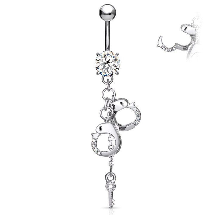 Piercing nombril Menottes