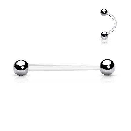 Piercing arcade Bioflex Billes Acier