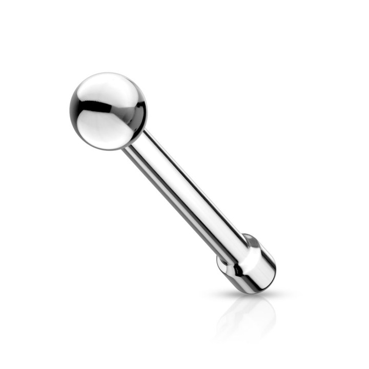 Piercing nez Tige droite acier chirurgical - Bijou Piercing Nez
