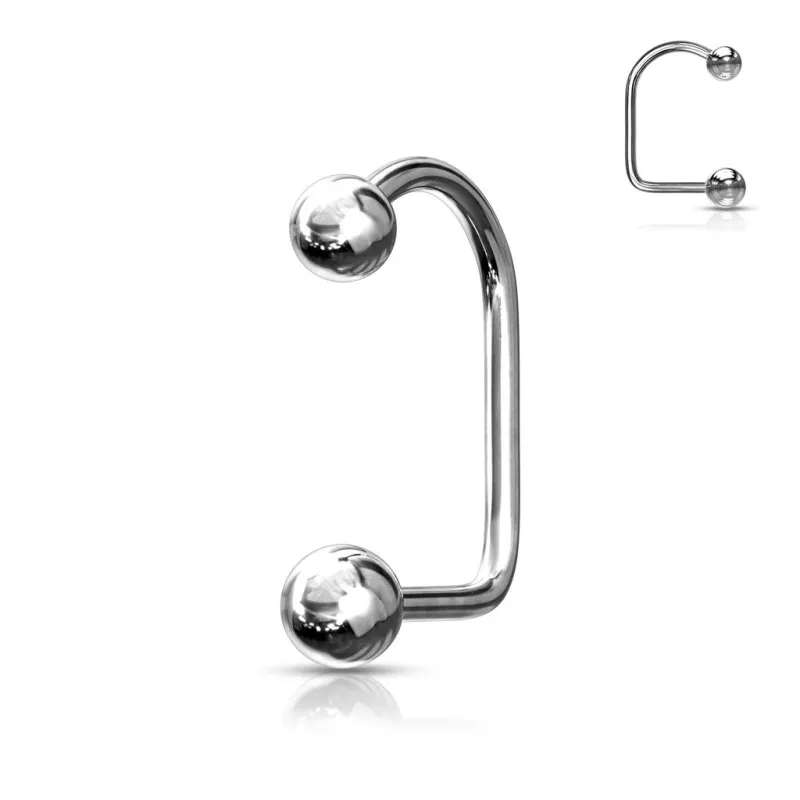 Piercing labret Loop Boules