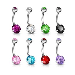 Piercing nombril pierre zircon