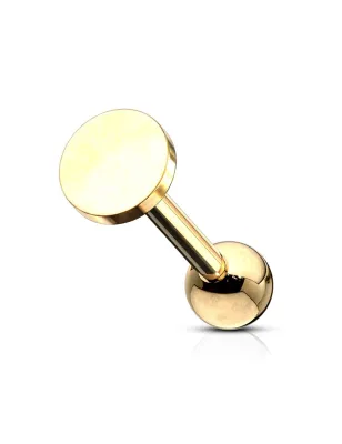 Piercing cartilage hélix cercle doré