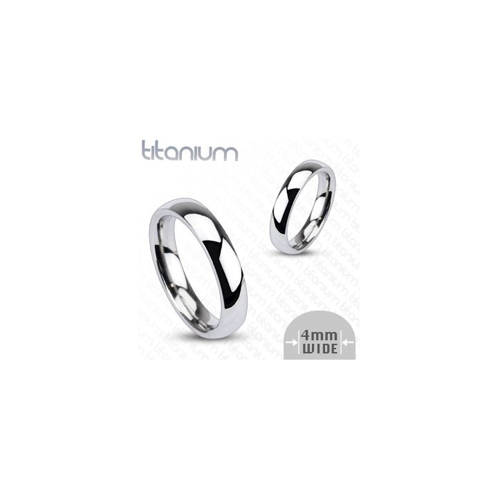 Bague Titane Solide Traditionnelle Mariage - Bague homme et femme en titane