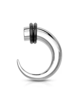 Piercing Ecarteur Lobe d'oreille Crochet en acier chirurgical