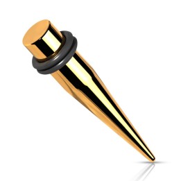 Piercing écarteur acier chirurgical doré