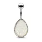 Piercing nombril larme druse blanc