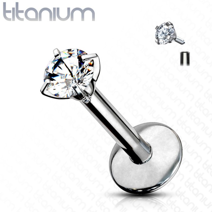 Piercing Labret Monroe Gemme Titane G23