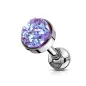 Piercing oreille cartilage hélix druse violette