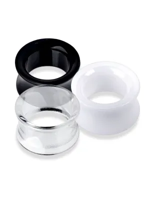 Piercing Tunnel Acrylique UV Creux