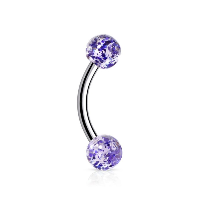 Piercing arcade Billes Ultra Glitter - Bijou Piercing pour Arcade