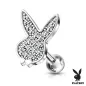 Piercing cartilage oreille Playboy pavé de strass