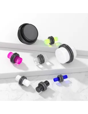 Piercing Plug Oreille en Acrylique UV