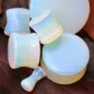 Piercing plug pierre opalite naturelle