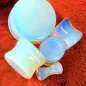 Piercing plug pierre opalite naturelle