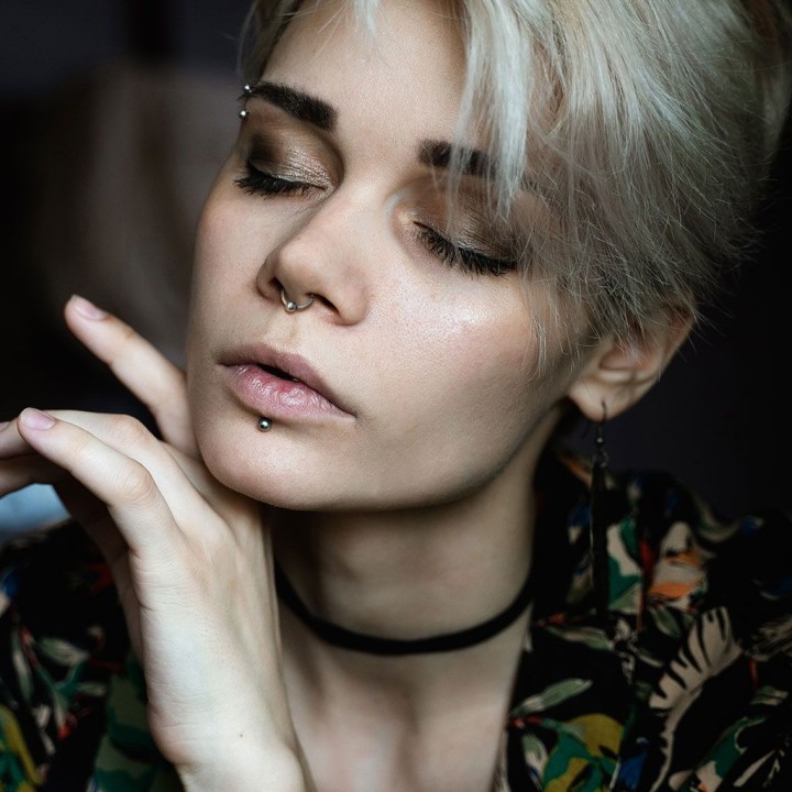 Piercing anneau boule avec charnière acier chirurgical