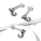 Piercing oreille cartilage hélix serpent siffleur
