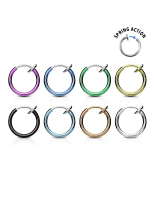 Faux piercing nez septum