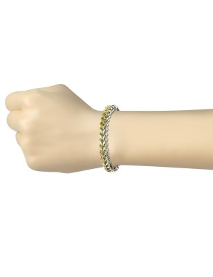 Bracelet Femme en acier inoxydable Chaines Entrelacées
