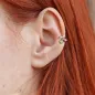 Piercing labret oreille cerise strass Piercing labret oreille cerise strass