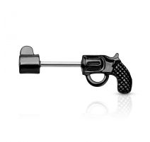 Piercing téton pistolet noir