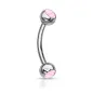 Piercing arcade pierres lumineuses rose Piercing arcade pierres lumineuses rose