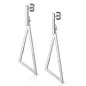 Paire Boucles d'oreille clous barre et pendentif triangle Paire Boucles d'oreille clous barre et pendentif triangle