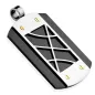 Pendentif dog tag trois tons avec vis Pendentif dog tag trois tons avec vis