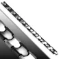 Bracelet homme tungstène avec maillons imbriqués noirs 290