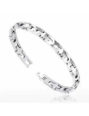 Bracelet Bio-Magnetic Tungstène Multi-Facettes