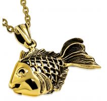 Pendentif en bronze poisson