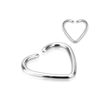 Faux Piercing Oreille Cartilage Coeur