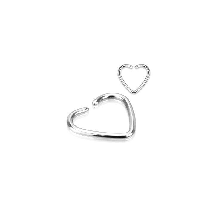Faux Piercing Oreille Cartilage Coeur