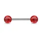 Piercing langue Acier Boules Acrylique Glitter Piercing langue Acier Boules Acrylique Glitter