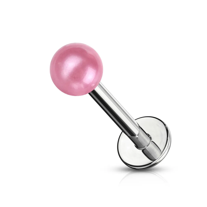 Piercing Labret Monroe Billes Acrylique Perlées