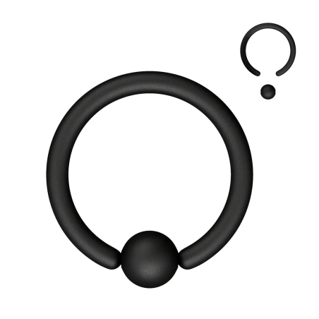 Anneau Captif Piercing Oreille En Acier Chirurgical Doré - Tige 1.2x8 Mm Neuf Avec étiquettes