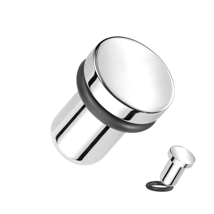 Plug d’oreille en acier inoxydable – Piercing stretch