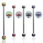 Piercing Industriel Boules Striées