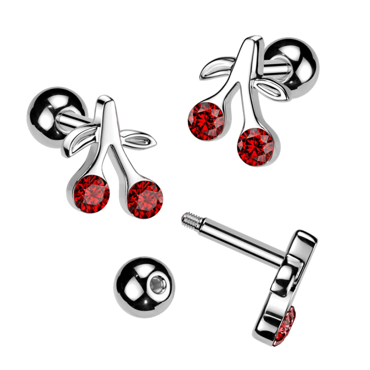 Piercing cartilage cerise