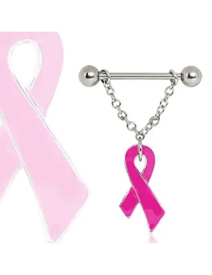 Piercing Téton Ruban Rose