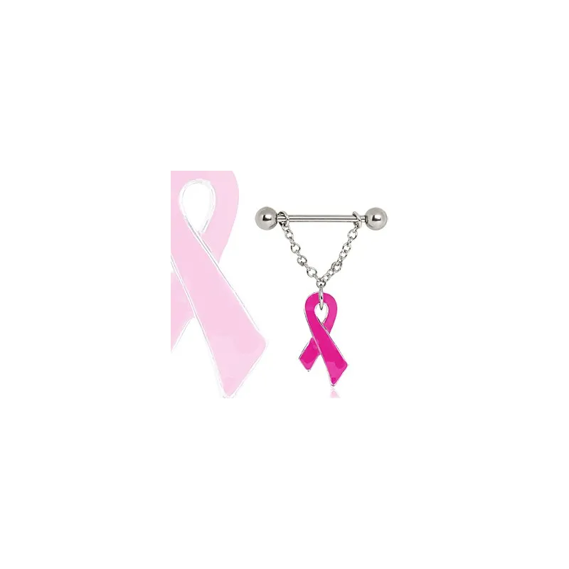 Piercing Téton Ruban Rose