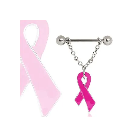 Piercing Téton Ruban Rose