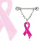 Piercing Téton Ruban Rose