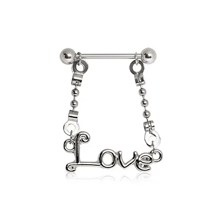 Piercing Téton LOVE